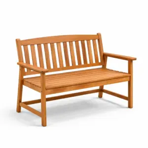 Panchina in Legno di Acacia Marrone