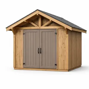 Capanno in Legno con Doppia Porta 250x200x210 cm